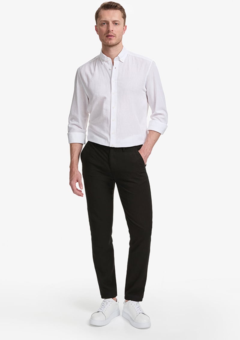 T117208280.Pu-10865 Erkek Siyah Pantolon