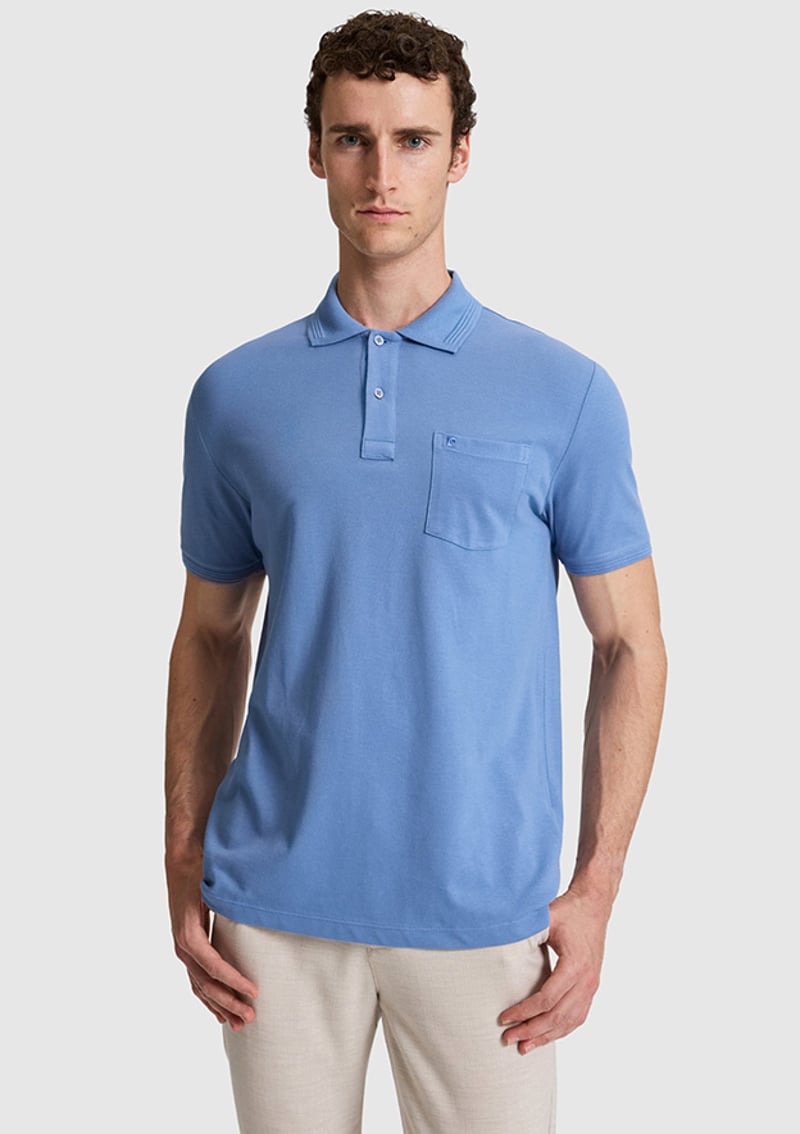 T117186547.Pu-8963 Erkek Mavi Basic T-shirt