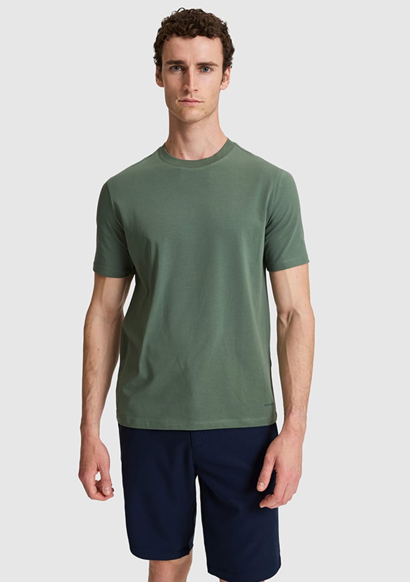 T117228429.Pu-12679 Erkek Yeşil Regular T-shirt