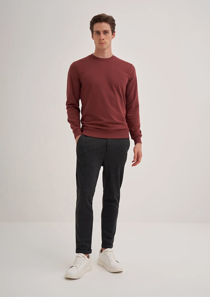 56100 Erkek Pembe Sweatshirt