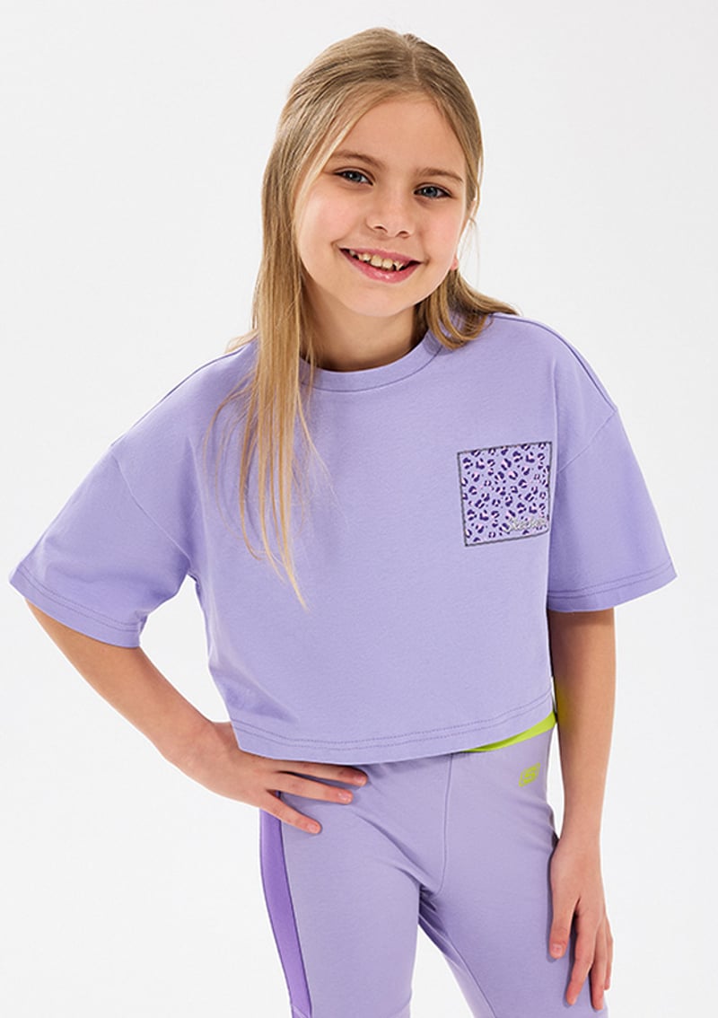 S2510017-0505 Erkek Çok Renkli Bisiklet Yaka T-shirt