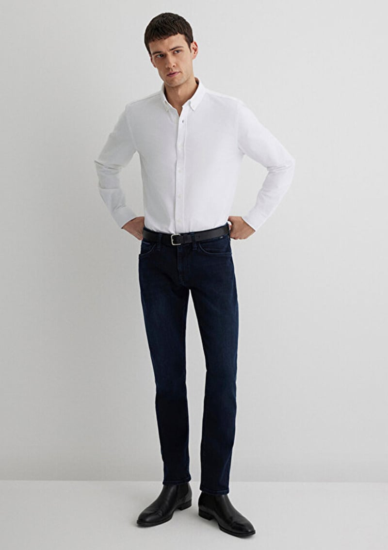 M0035187841 Erkek Çok Renkli Jean Pantolon