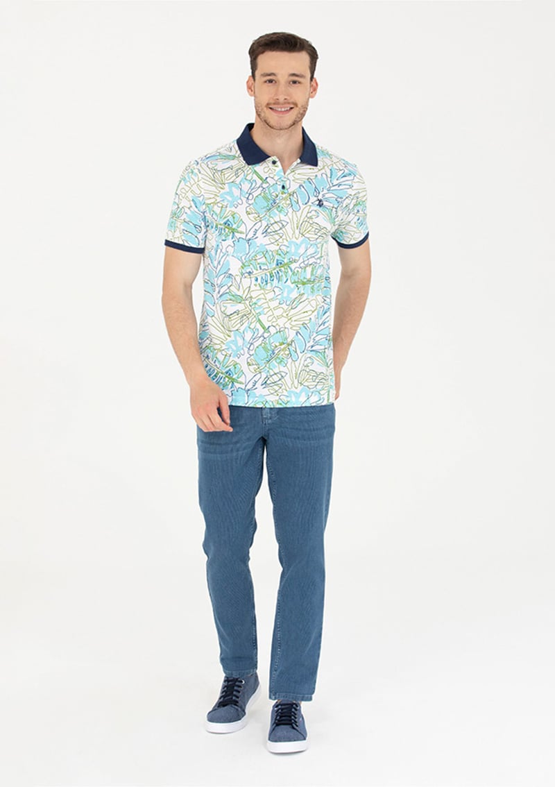 US POLO ASSN Erkek Mavi Slim Jean Pantolon