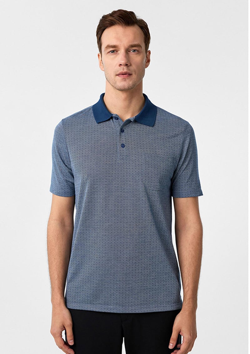 Ts1014000422 Erkek Lacivert Polo Yaka T-shirt