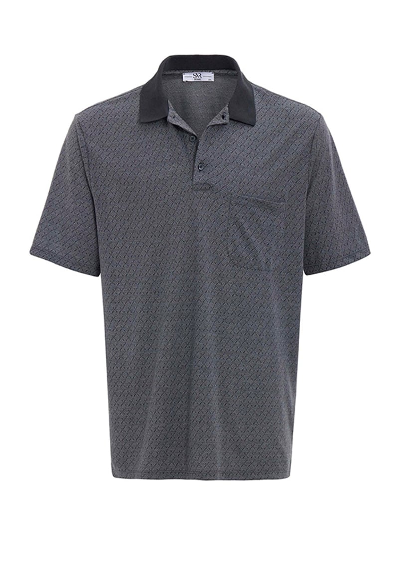 Ts1014000420 Erkek Siyah Polo Yaka T-shirt
