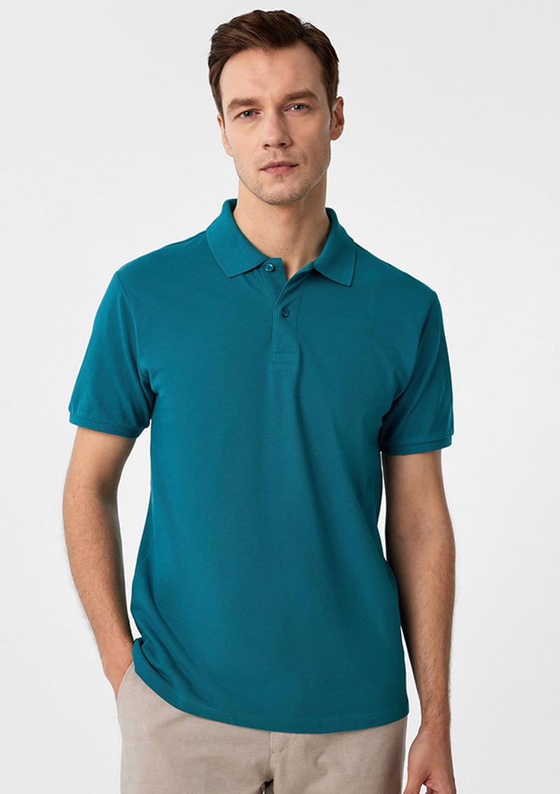 Ts1014000374 Erkek Yeşil Polo Yaka T-shirt