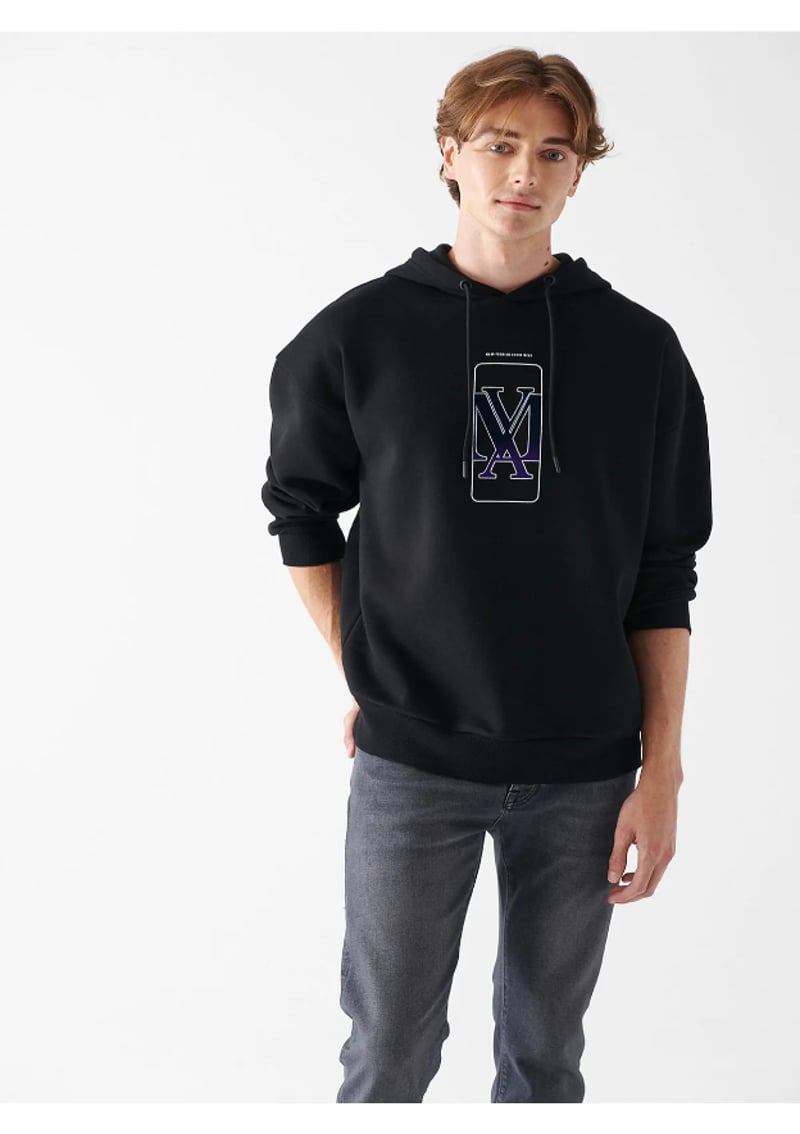 M0610958-900 Erkek Siyah Sweatshirt