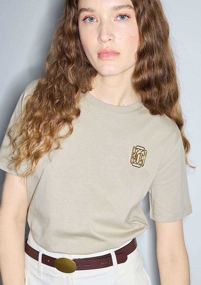 Is1260070244 Kadın Yeşil Baskılı T-shirt