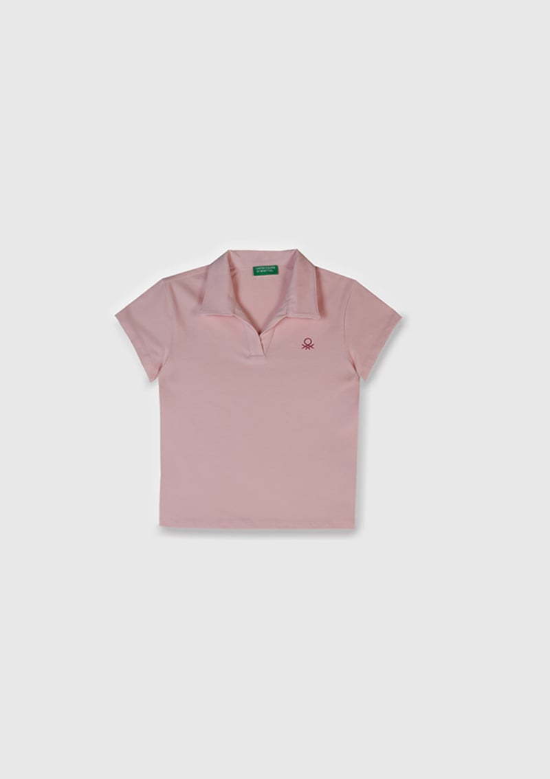 17066 Kız Çocuk Pembe T-shirt