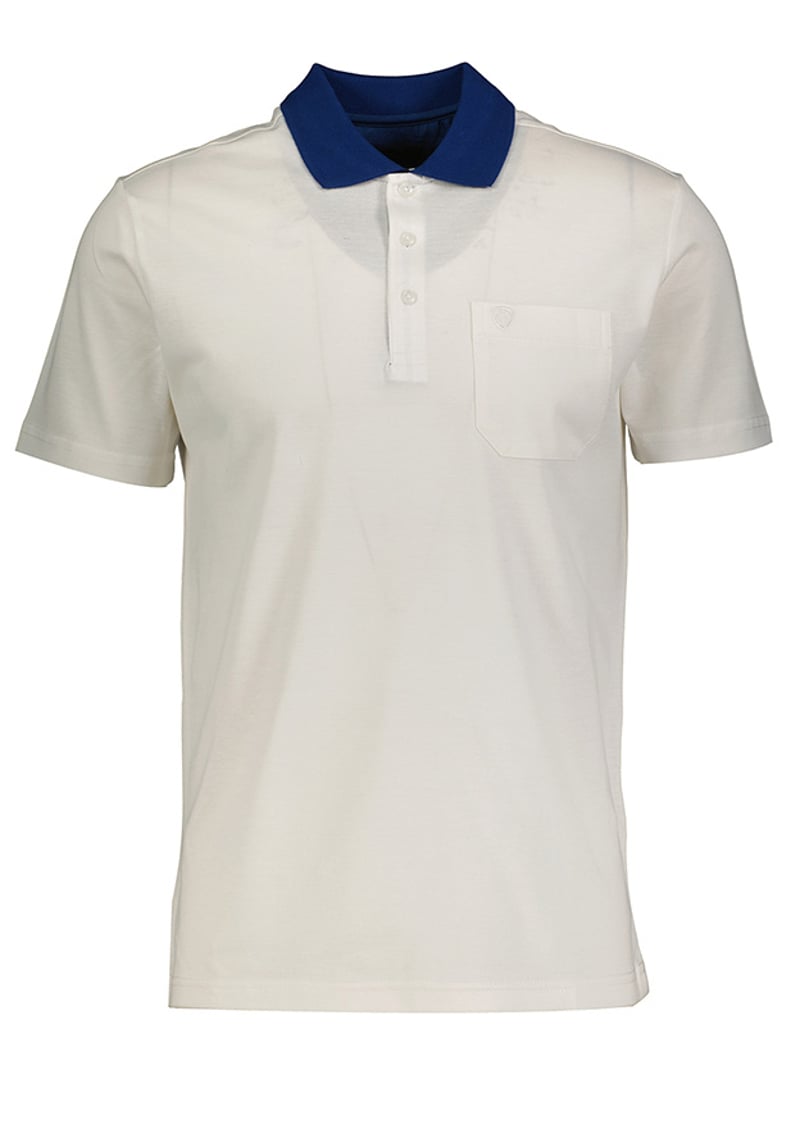 2417086 Erkek Beyaz Polo Yaka T-shirt