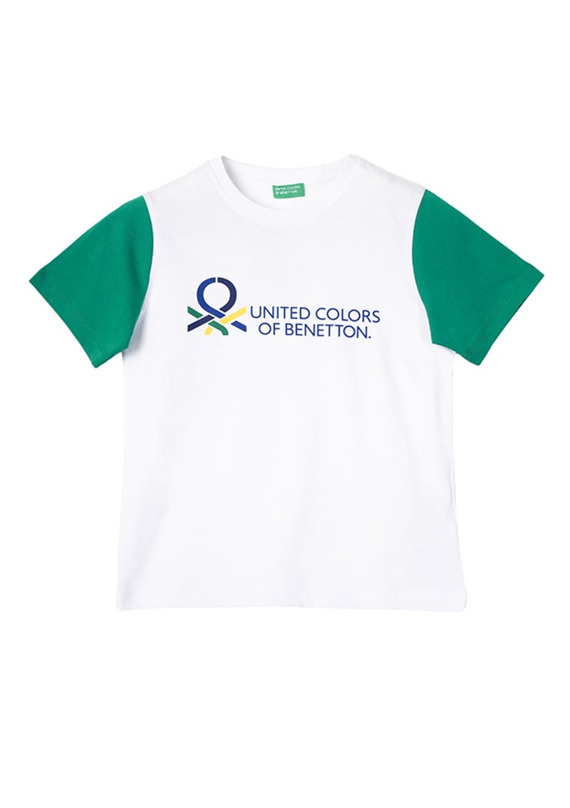 9165 Erkek Çocuk Beyaz T-shirt