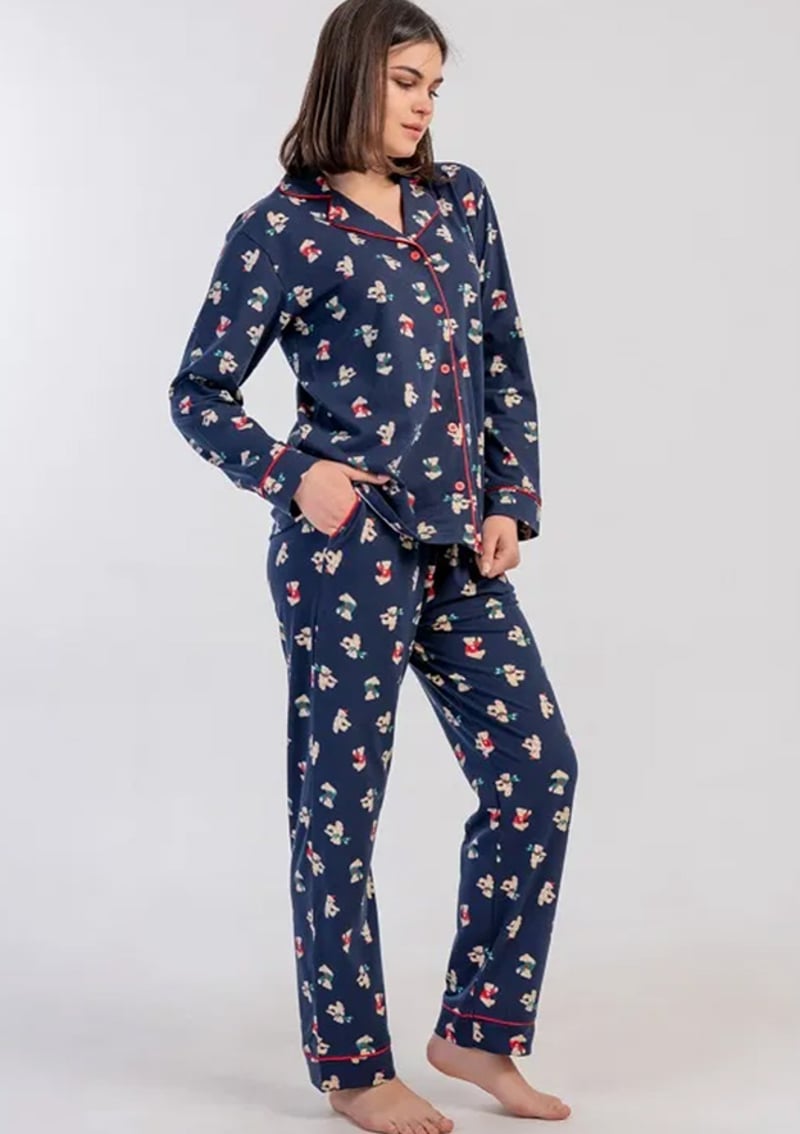 1617928946 Kadın Lacivert Pijama