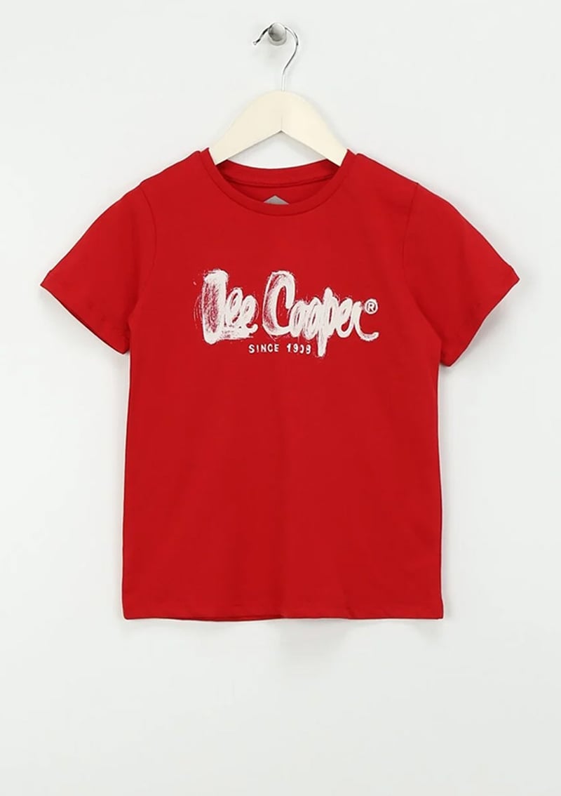 242 Lcb 242002 Erkek Çocuk Kırmızı O Yaka T-shirt