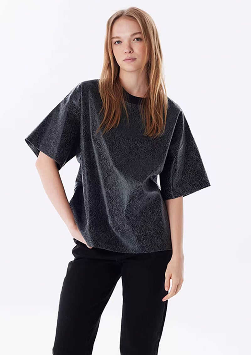 Tw6240070051 Kadın Siyah T-shirt