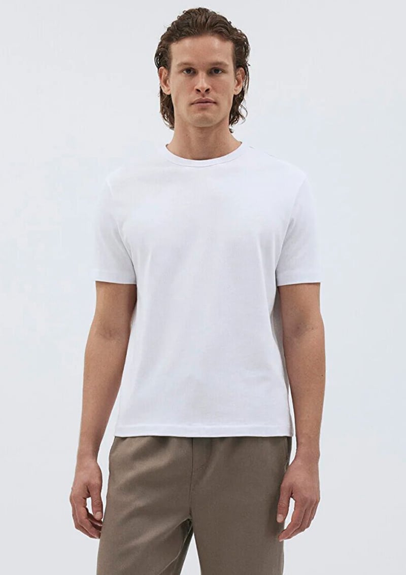 M0611903-620 Erkek Beyaz T-shirt