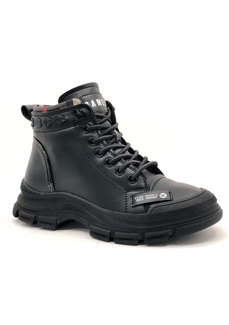 23Kz Fade Bot Kadın Siyah Bot