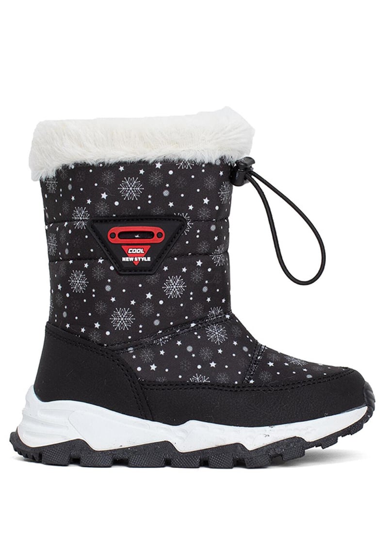 Sidney Bot Ptk Unisex Çocuk Siyah Bot