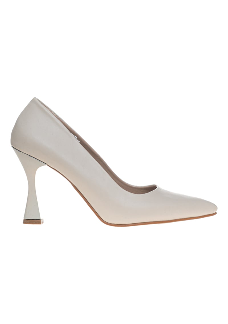 Y23.19.80 Kadın Bej Stiletto
